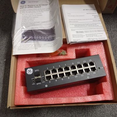 GE IS420ESWAH3A Industrial Ethernet Switch with 8-Port 10/100BASE-TX 256 KB Buffer Memory and 4K MAC Addresses for Mark VIe Systems