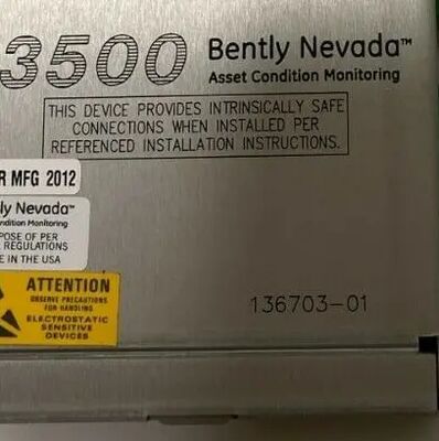 Bently Nevada 3500/50-04-00 136703-01 Discrete Internal Barrier I/O Module with Internal Terminations 4 Channel