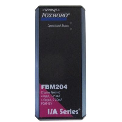 Foxboro FBM204 Multi-Function Isolated I/O Module with 8-Channel RTD Input for Industrial Control