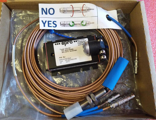 EPRO PR6423/002-030 8mm Eddy Current Sensor with M10x1 Thread and IP66 Protection for Industrial Monitoring